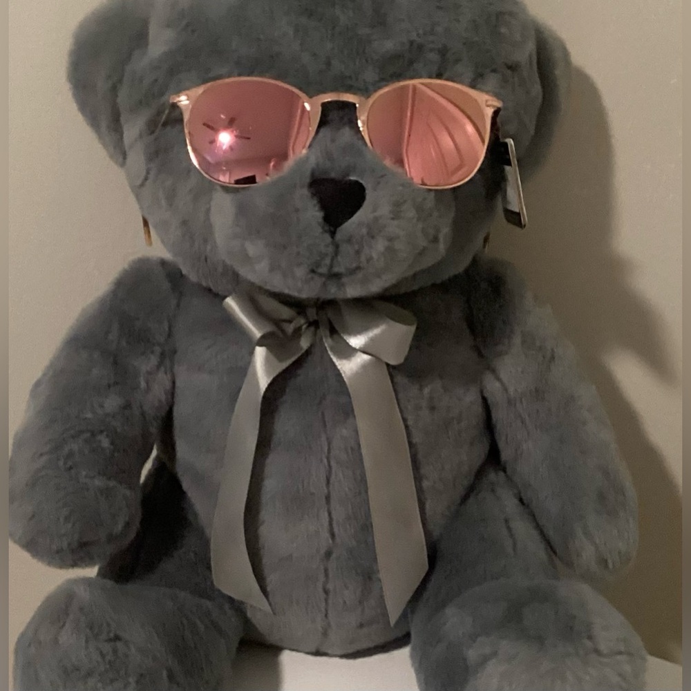 🆕🔥 foster Grant stylish Round Sunglasses with Pink Lenses super freaking cute - Picture 2 of 8